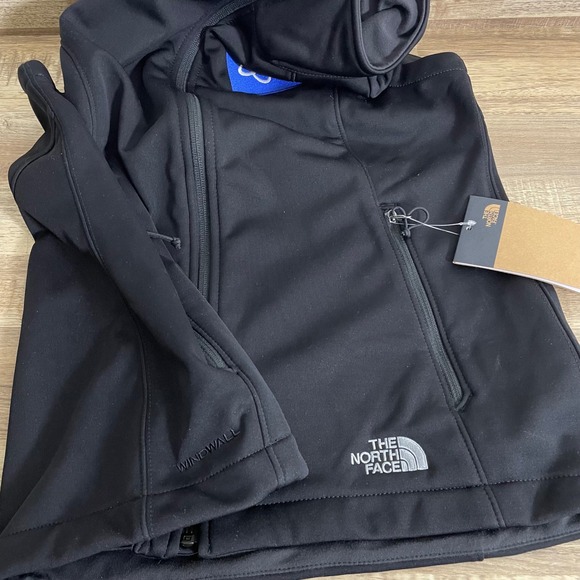 The North Face Women's Ridgewall WindWall Soft Shell Full Zip Vest Black Medium - Picture 5 of 8
